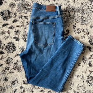 Madewell 9” Mid Rise Skinny Crop Jeans